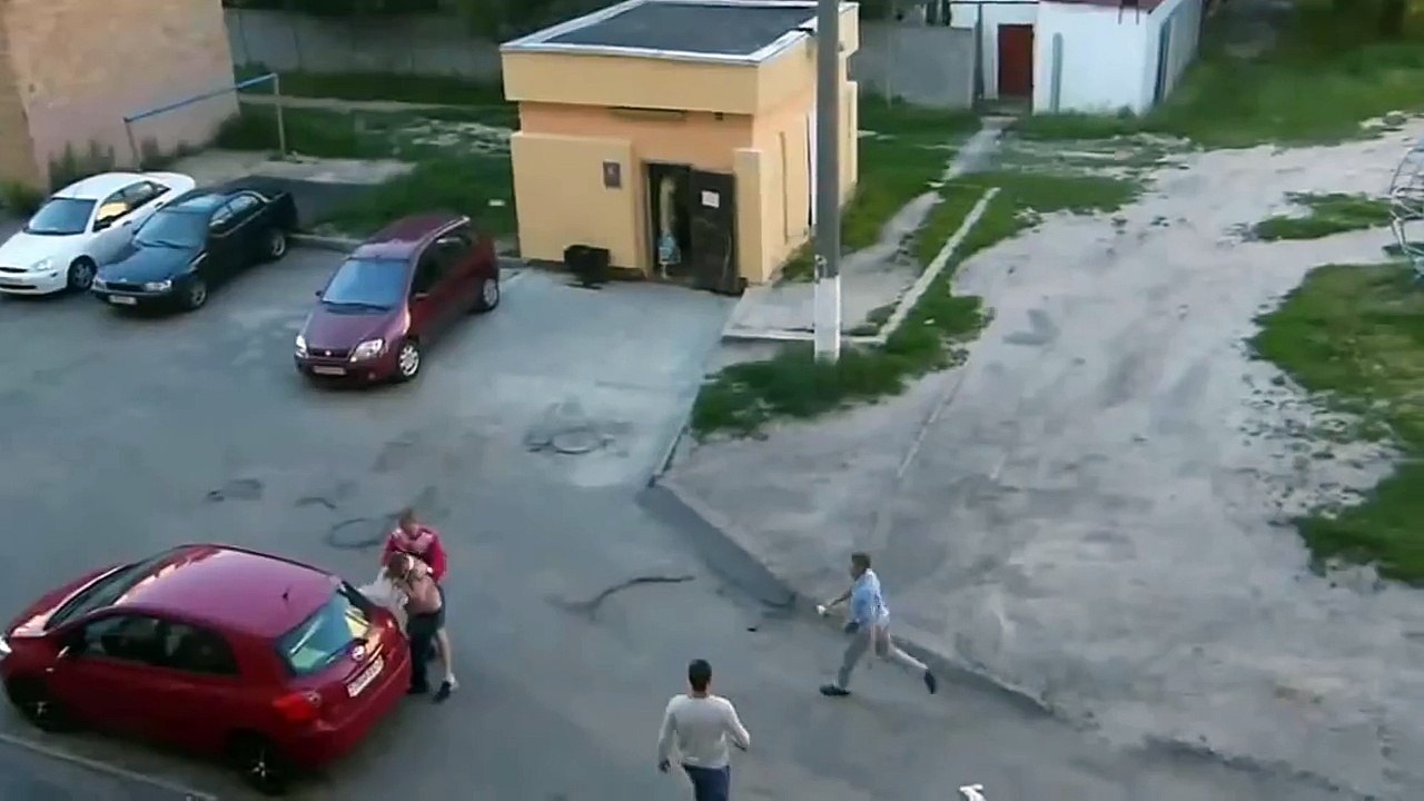 Уличная драка! Чоткий махач!