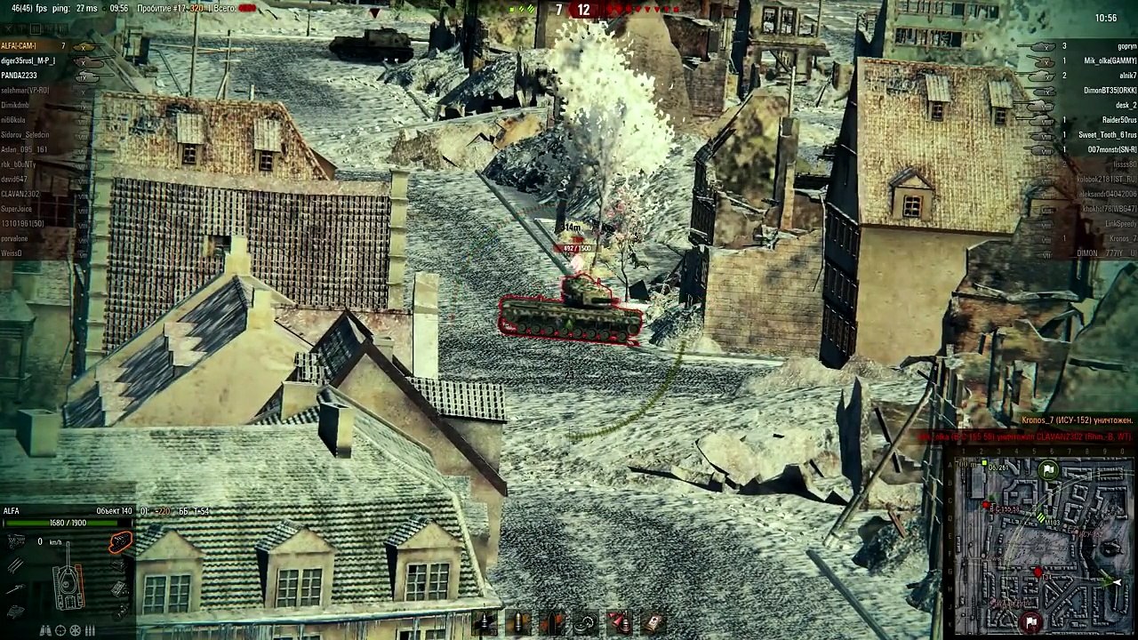 Средний танк Объект 140 - Самый лучший бой от G. Ange1os [World of Tanks]