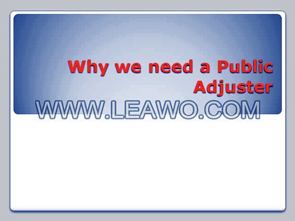 The Importance of Hiring a Public Adjuster