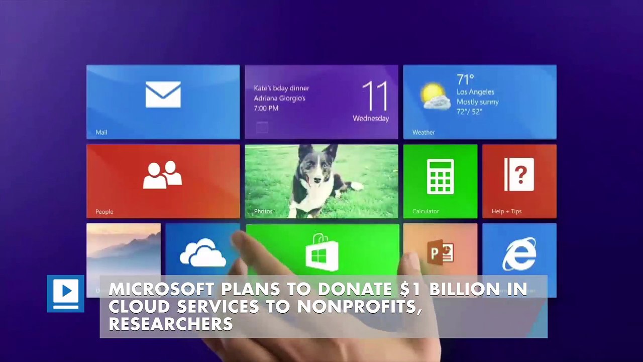 Microsoft plans to donate $1 billion in cloud services to nonprofits, researchers
