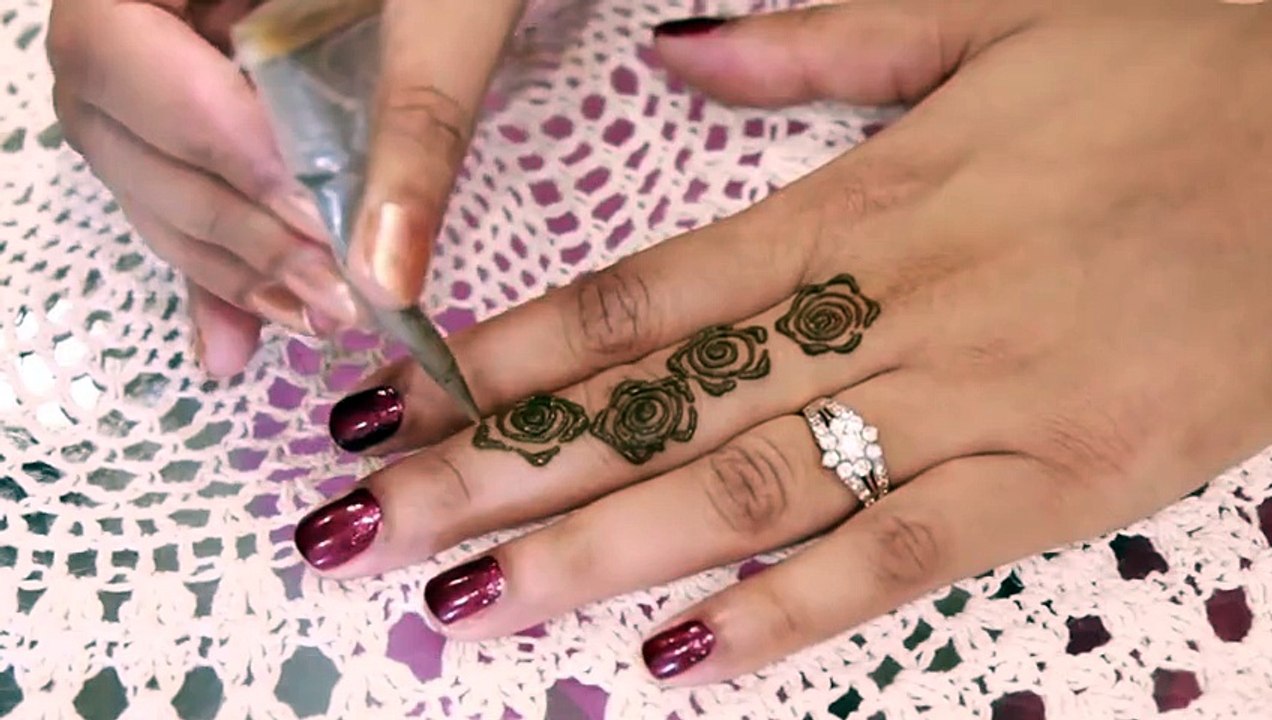 Mehendi Design Step By Step Tutorial.