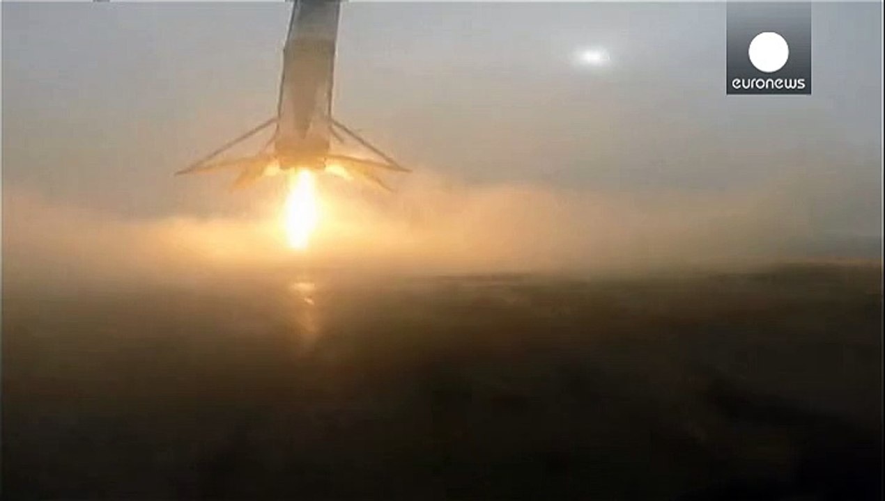 Жесткая посадка Falcon 9