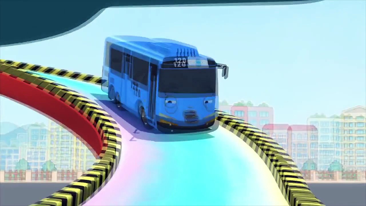 Приключения Тайо, 23 серия. Страшная история. Мультики для детей про автобусы и машинки