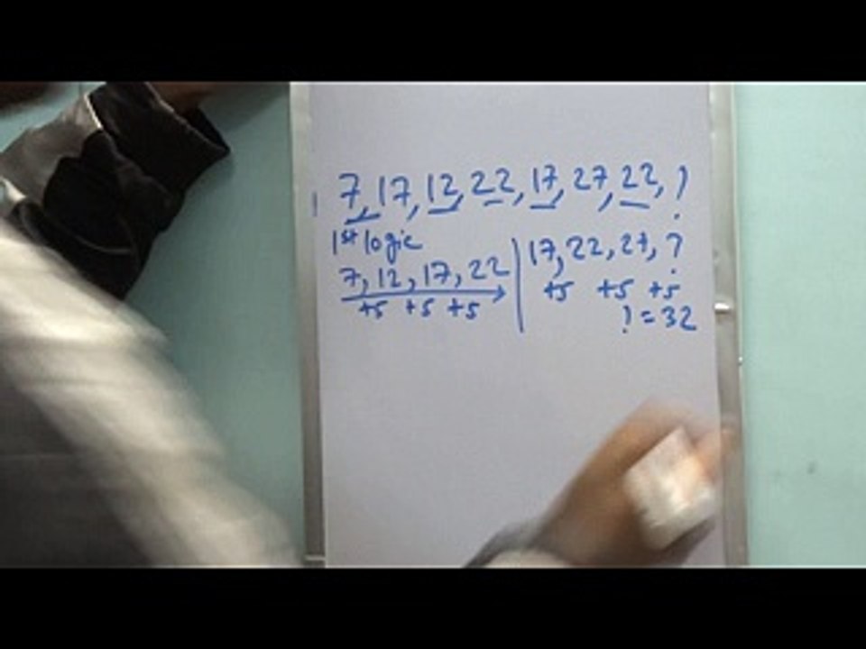 Number Series Completion Tricks and Solutions Video for Competitive Exams