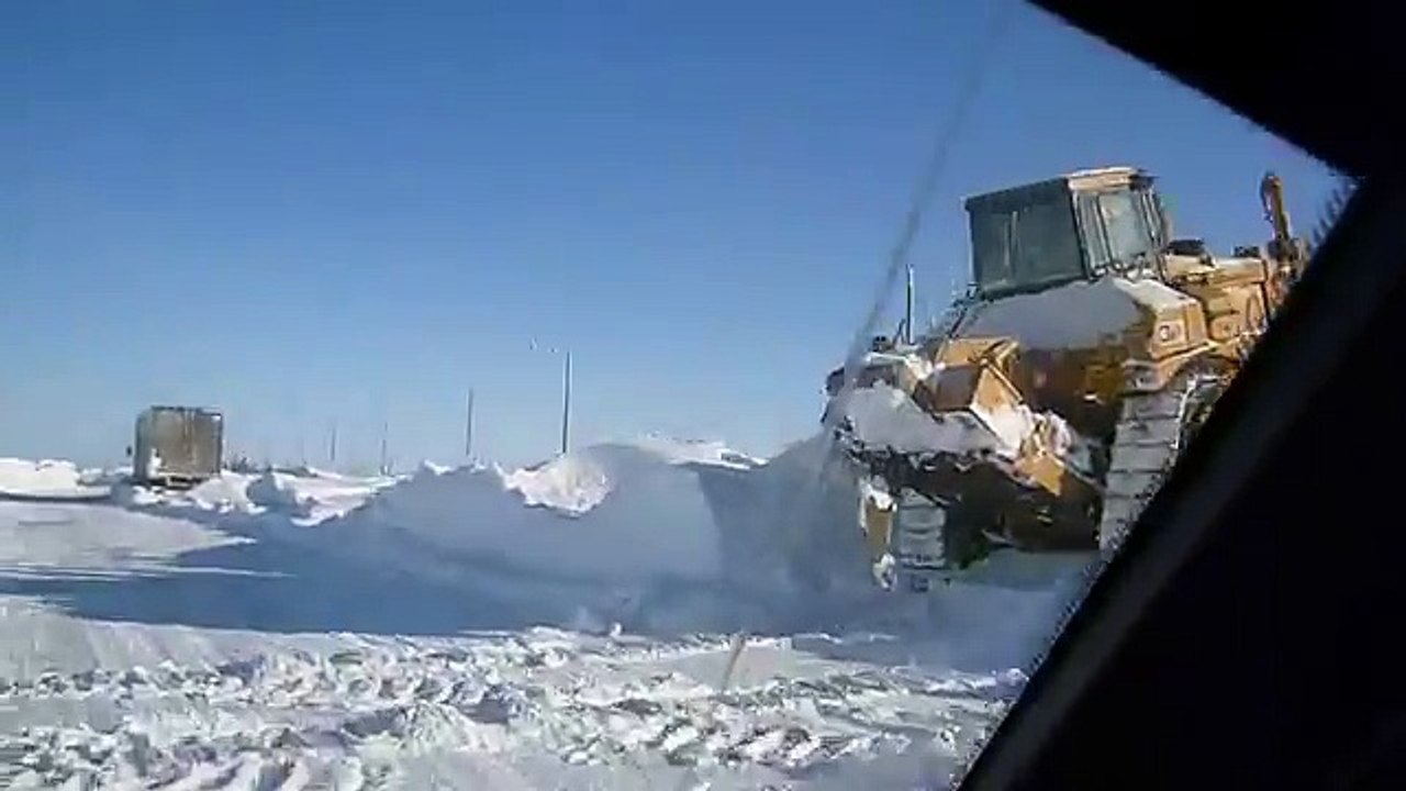 Трасса Волгоград -Саратов. Купленская балка 4.02.2012г.