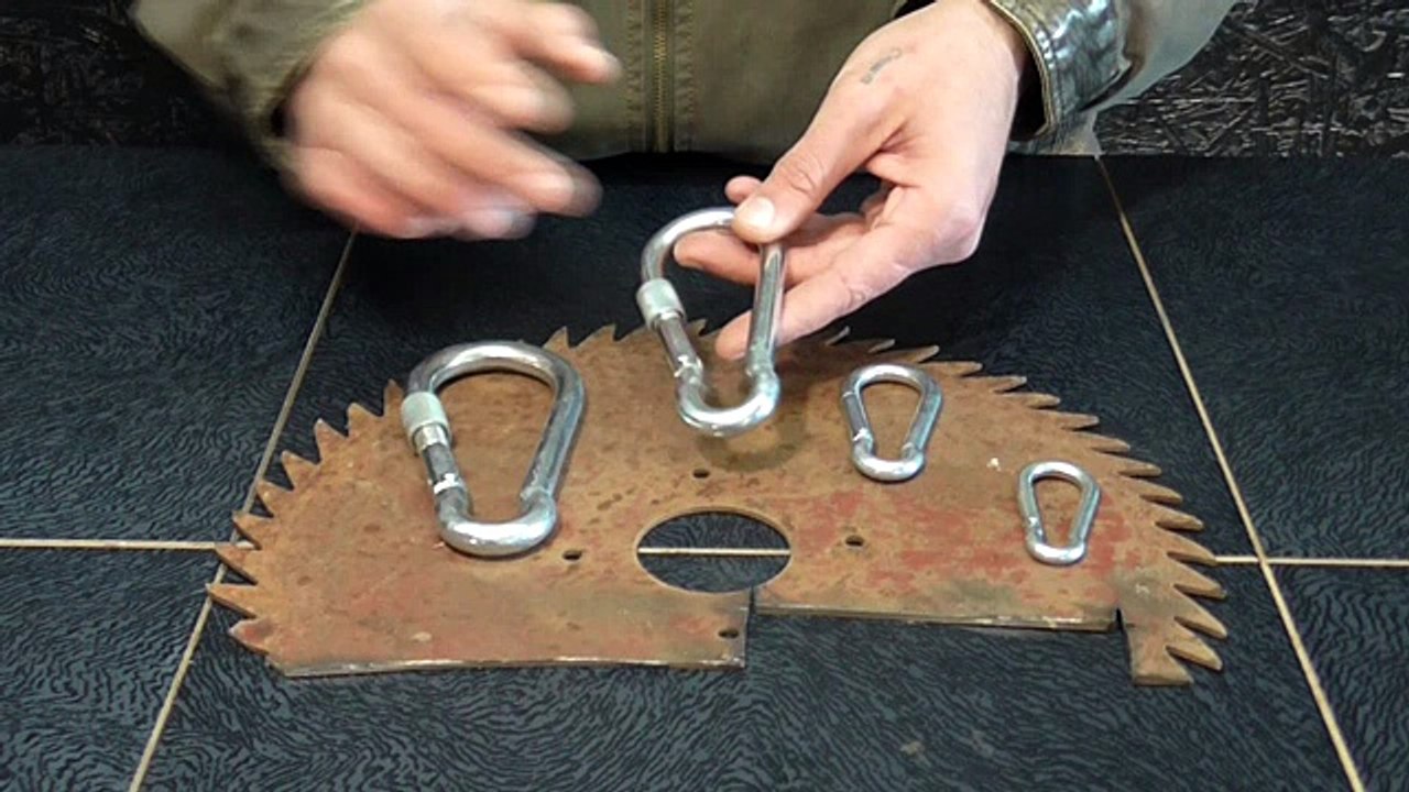 как зделать НОЖ-КАРАБИН