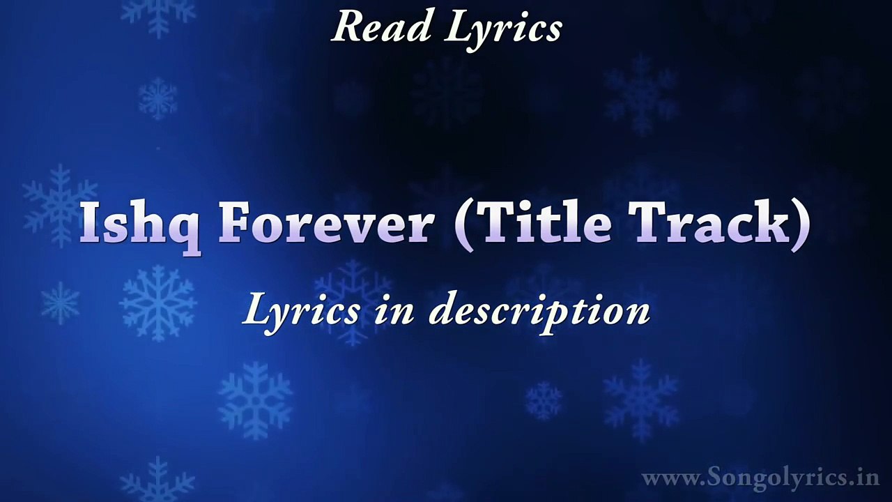 Ishq Forever (Title Track) - Jubin Nautiyal & Palak Muchhal