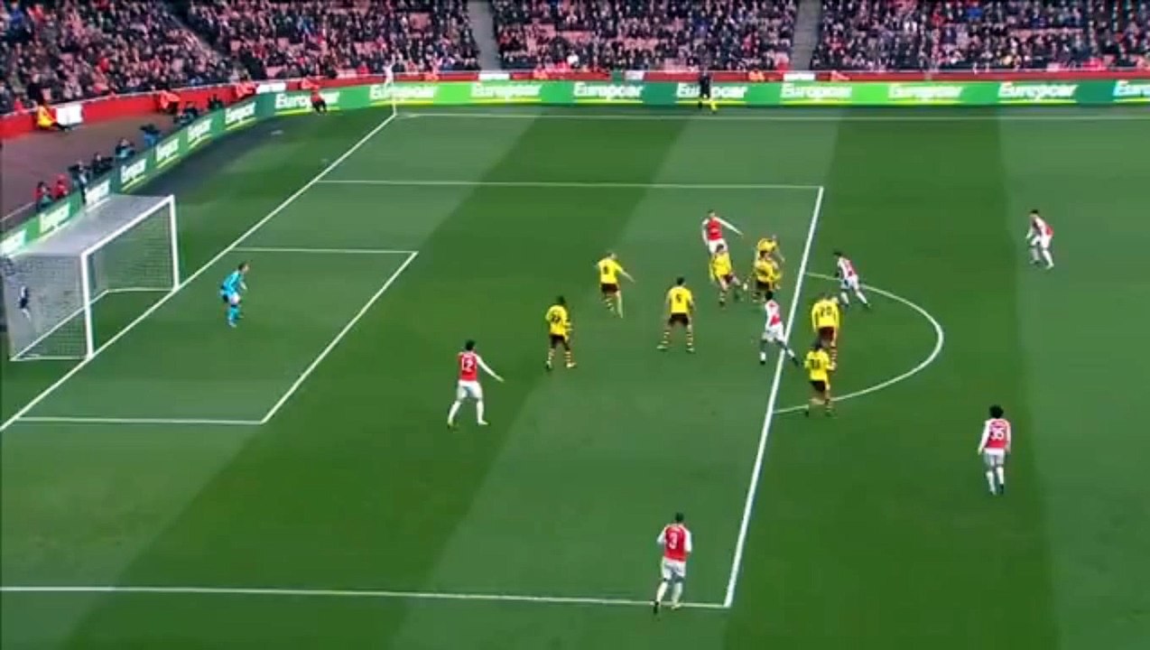 Calum Chambers Goal 1:0 Arsenal vs Burnley