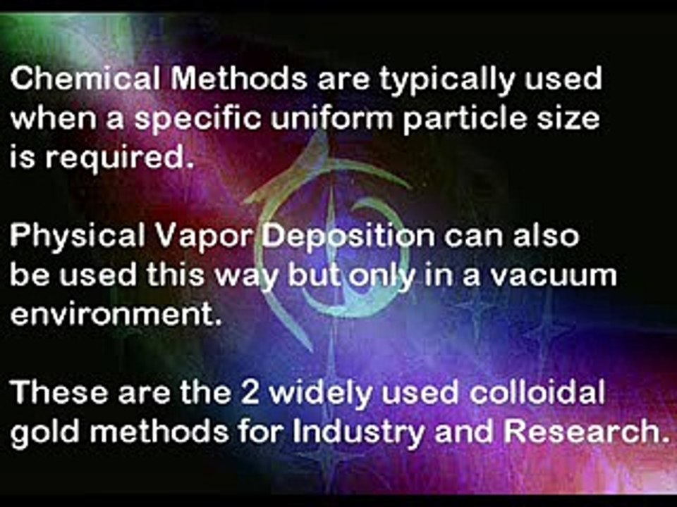Part 1 - The History of Making Colloidal Gold (SD)