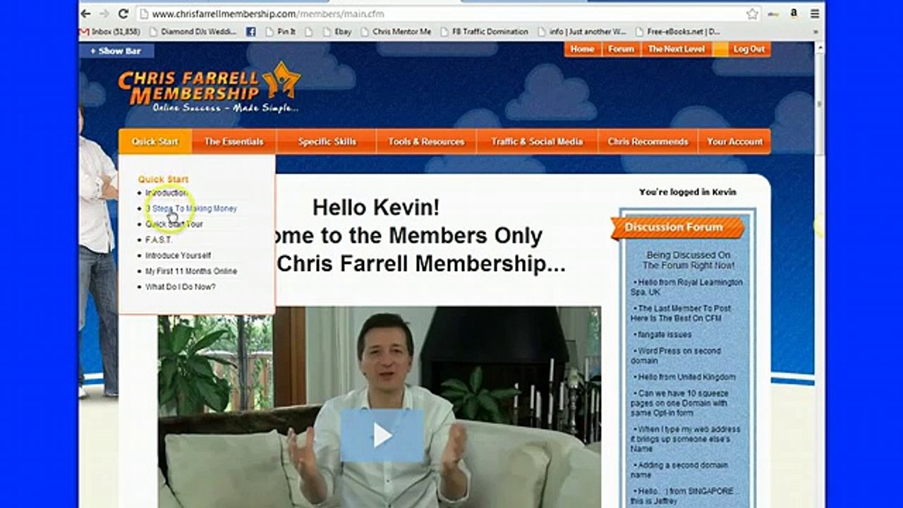 Chris Farrell Membership is a great computer courses for beginners,