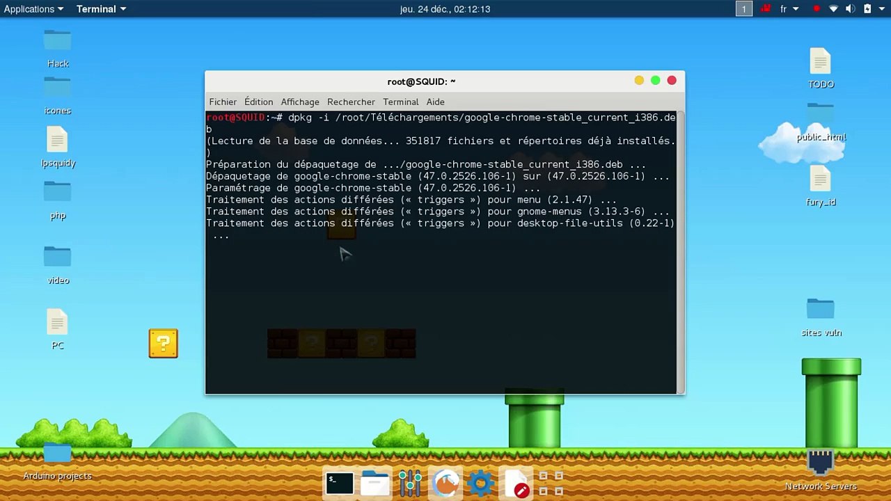 installer google chrome sur kali linux 2016