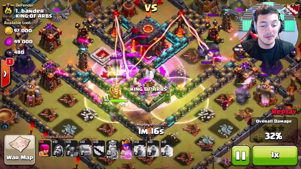 CLASH OF CLANS  CLAN WAR Domination!  Hunt for lvl 5 Clan!