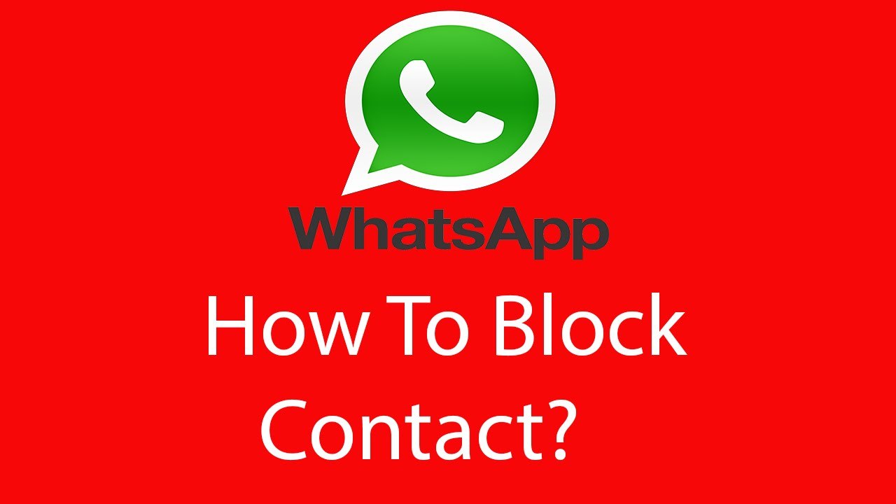 How to Block a Contact on Whats App ?