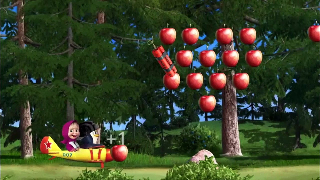 Маша и Медведь давайка полетаем мультик игра весело смотреть