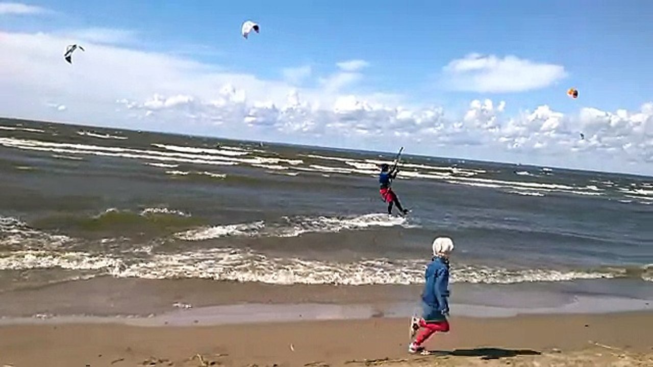 кайтинг Питер 20150802 Сестрорецк это мы