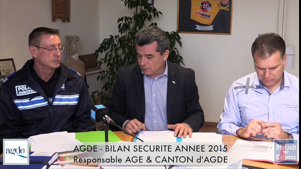AGDE - 2016 - SECURITE - BILAN 2016