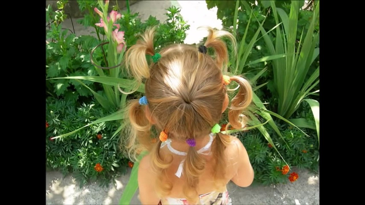 Самые красивые детские прически 2015