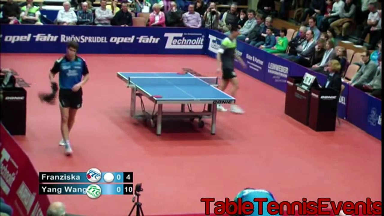 Patrick Franziska Vs Wang Yang Match 2 [German League 20122013]