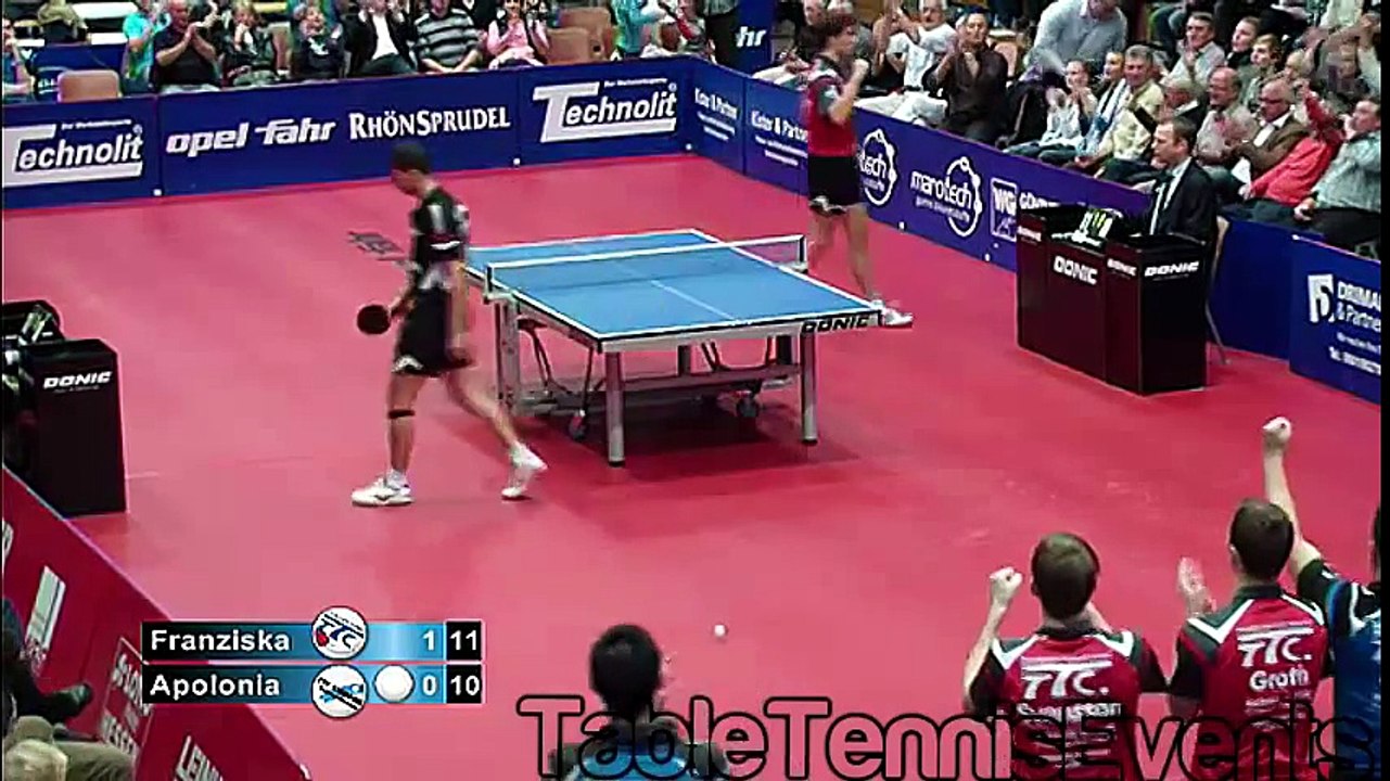 Tiago Apolonia Vs Patrick Franziska Match 4 [German League 20122013]
