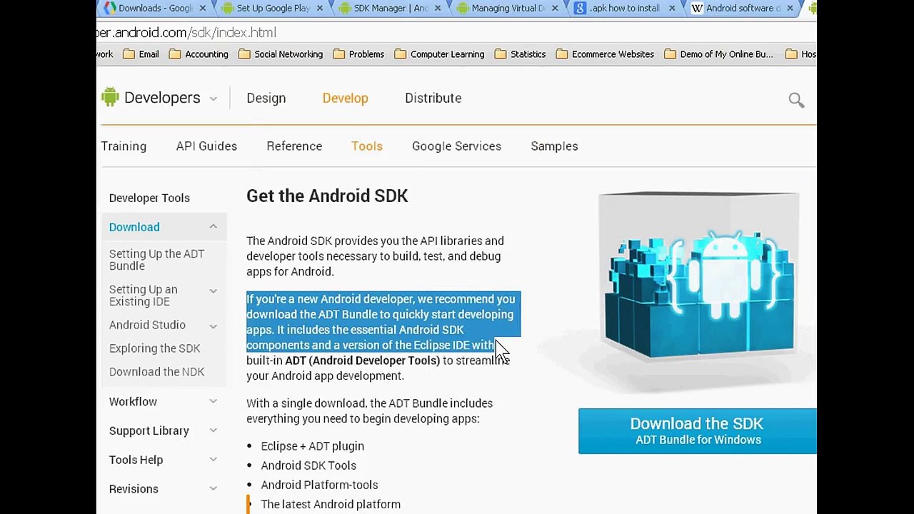 How to Download Android Developer Tools