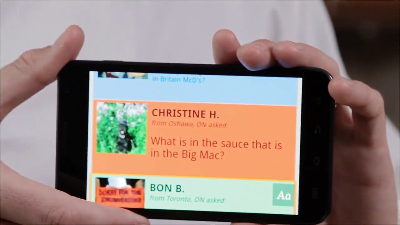 "What is in the sauce that is in the Big Mac?"