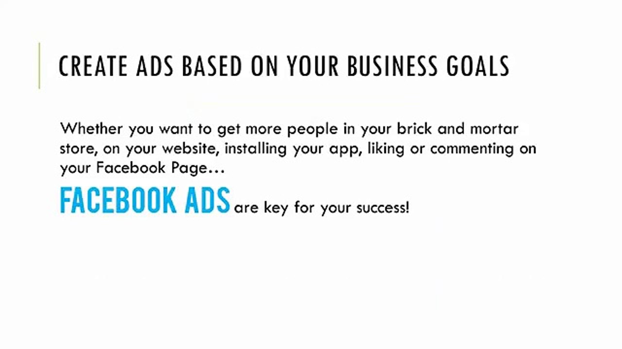 Learn Facebook Ads Basics