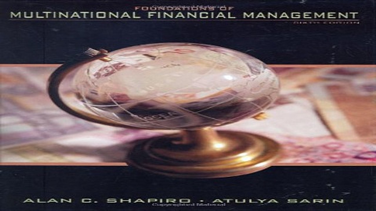 Download Foundations of Multinational Financial Management