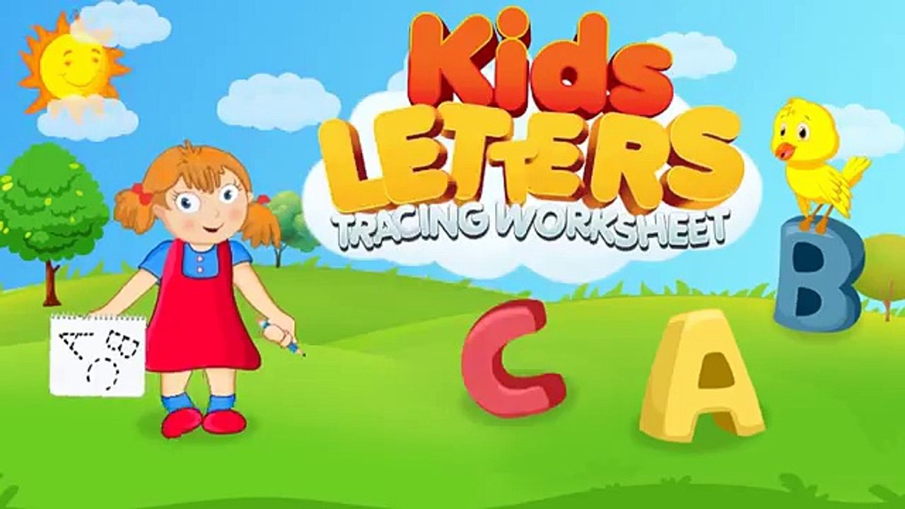 Kids Letters Tracing Worksheet