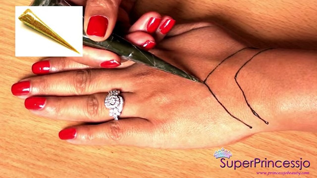 Simple Henna Designs  Step by Step