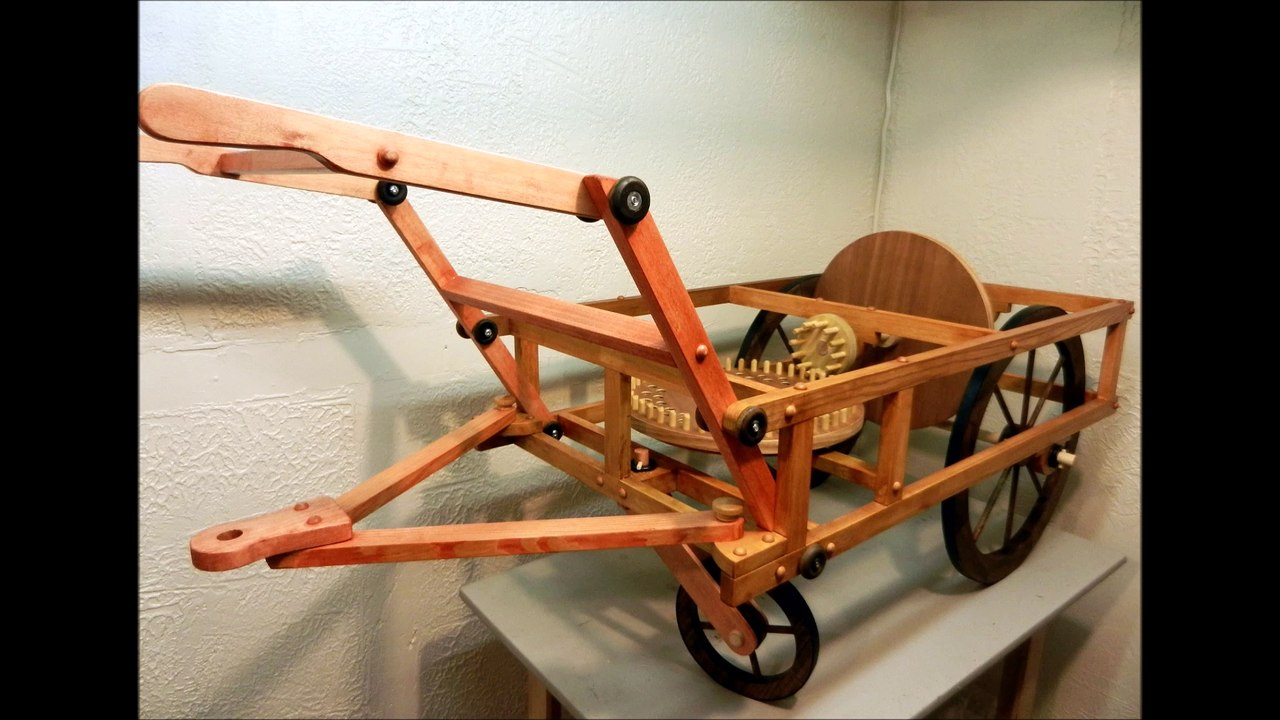 Da Vinci Odometer, working model