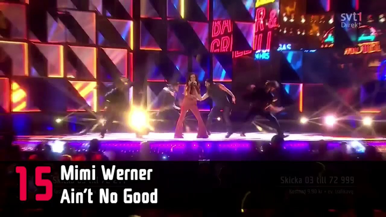 My Top 15 Melodifestivalen 2016 Performances 🎶