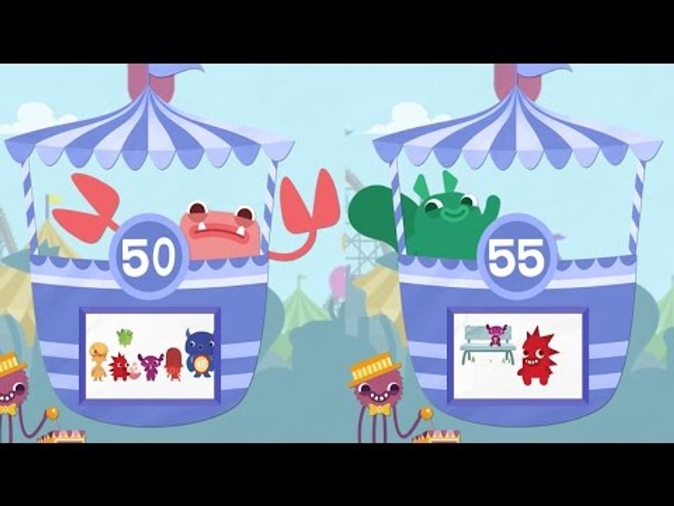 Endless Number counting 50 to 55 - Learn 123 NUMBER for Kids
