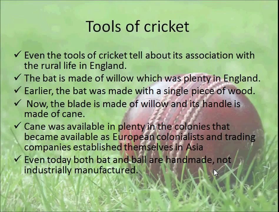 History _ Tools of Cricket _ Clothing and Equipment