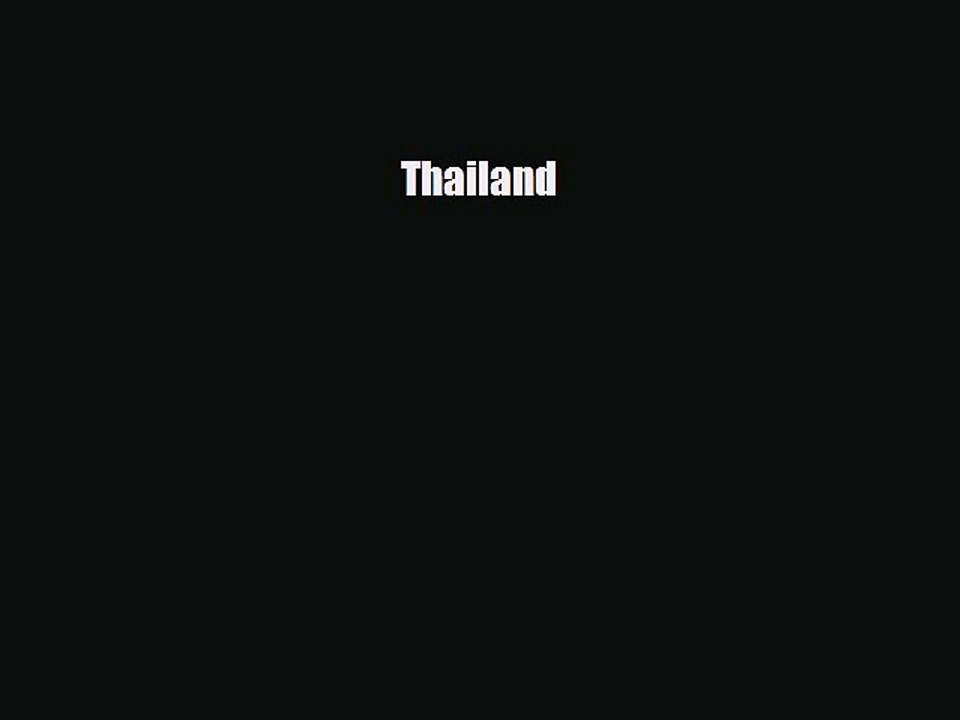 PDF Thailand PDF Book Free