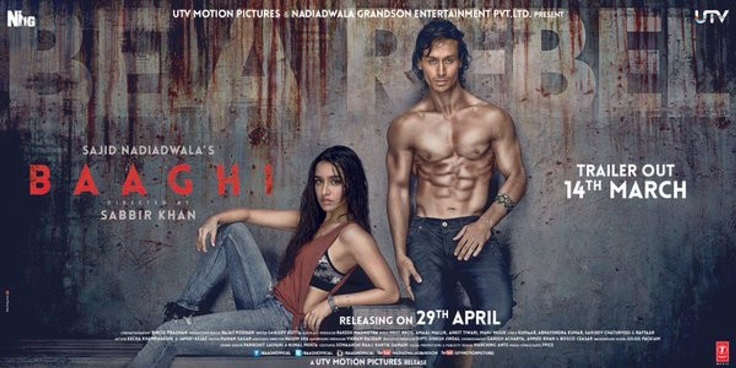 BAAGHI Movie teaser | Tiger Shorff, Shraddha Kapoor
