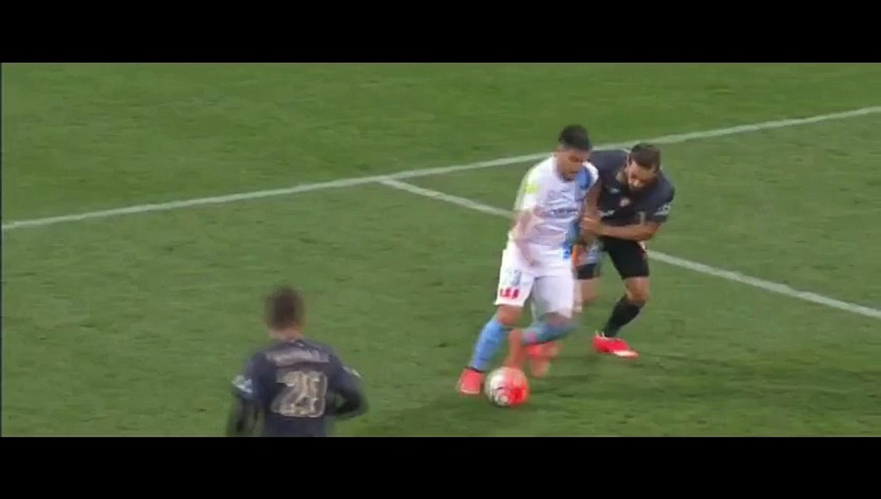 Melbourne City FC 1 - 1 Brisbane Roar FC Fantastic Penalty Goal Mooy A. 18.03.2016