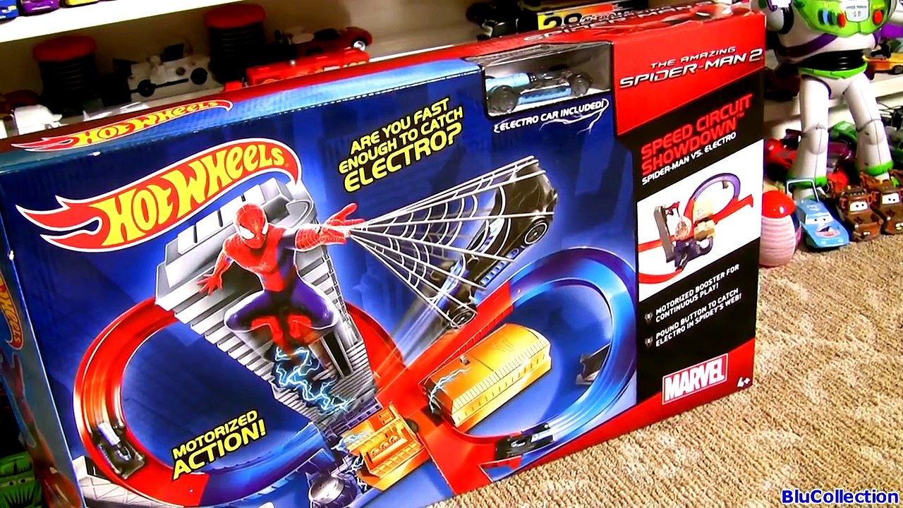 Speed Circuit Showdown Track The Amazing Spider-Man 2 Electro Hot Wheels Playset Disney Pixar Cars
