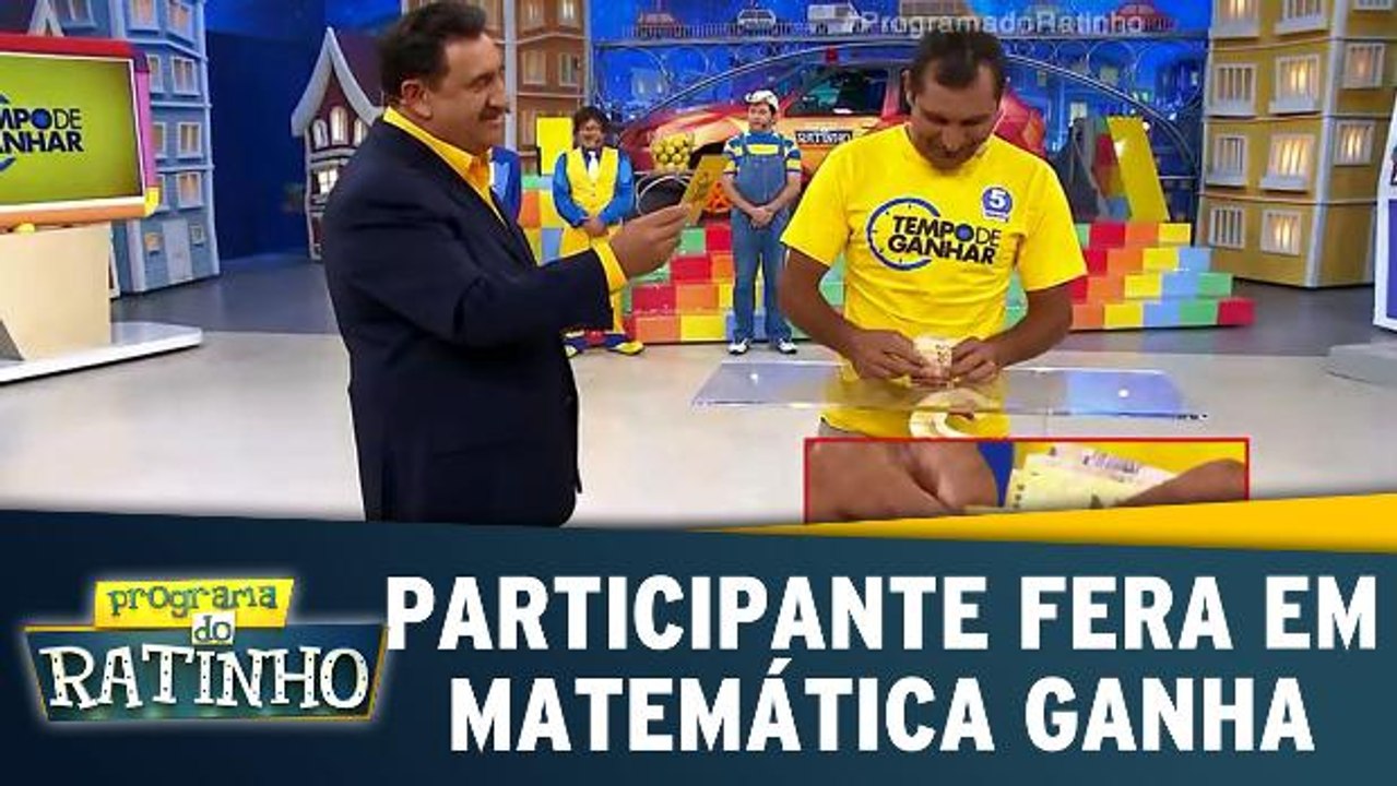 Participante fera em matemática ganha prêmio