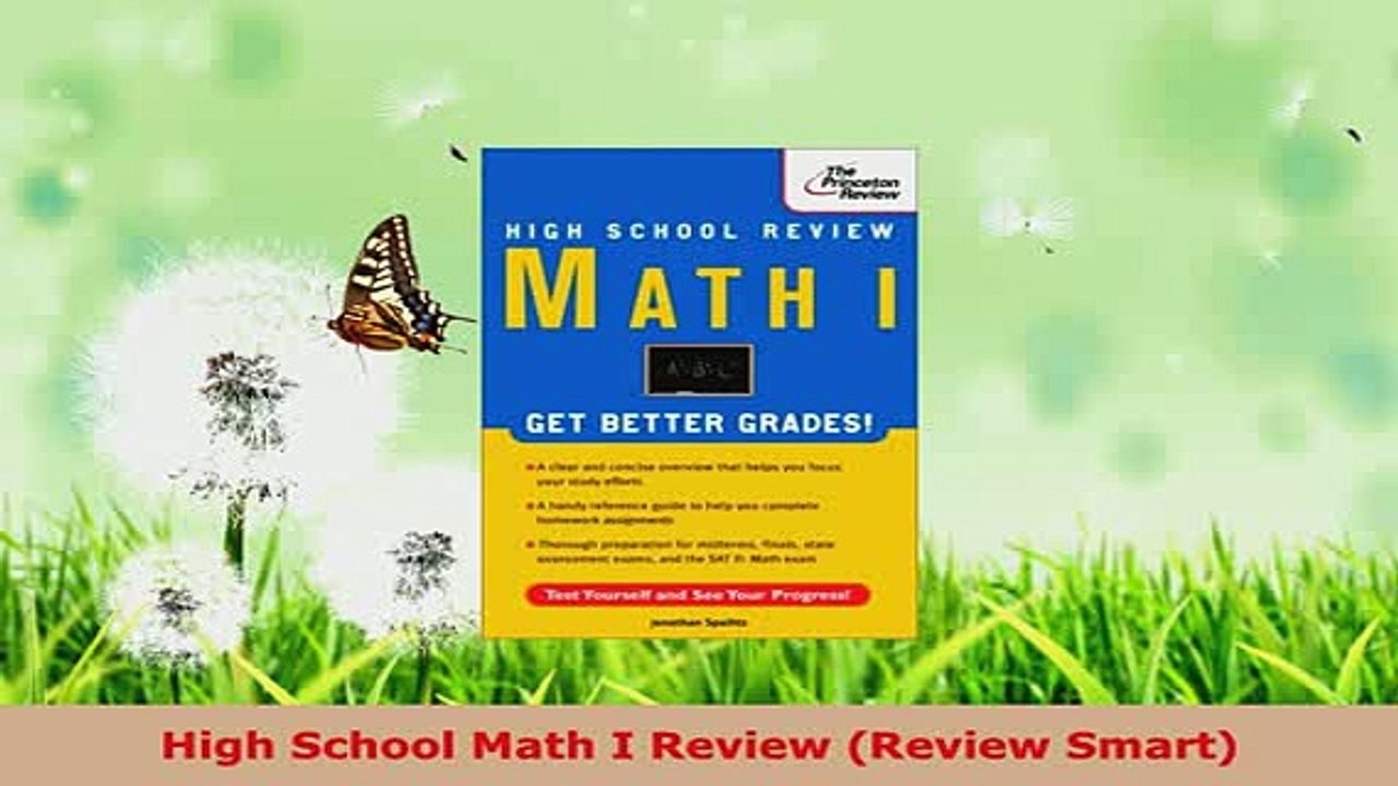 PDF  High School Math I Review Review Smart PDF Book Free