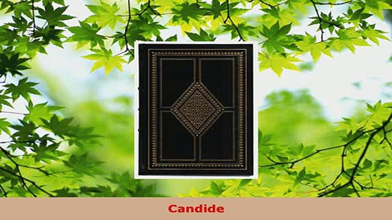 PDF  Candide PDF Book Free