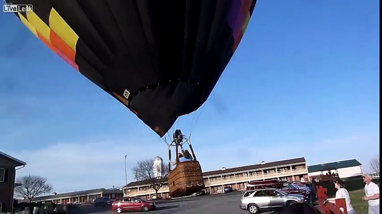 Hot Air Balloon Crashes Into House