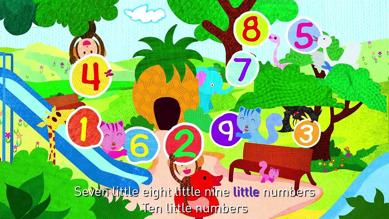 10 Little Numbers - English Nursery Rhymes HD