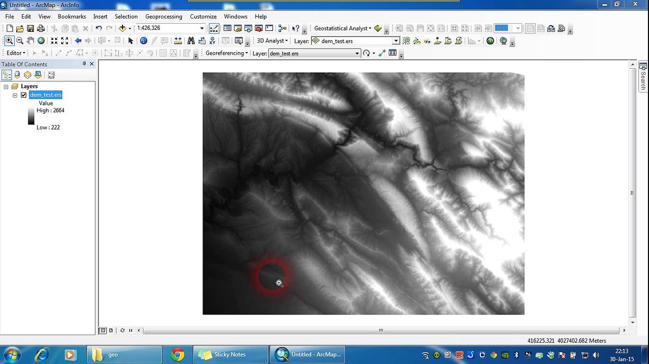 Layer classification in ArcMap 10.0 (Kurdish)