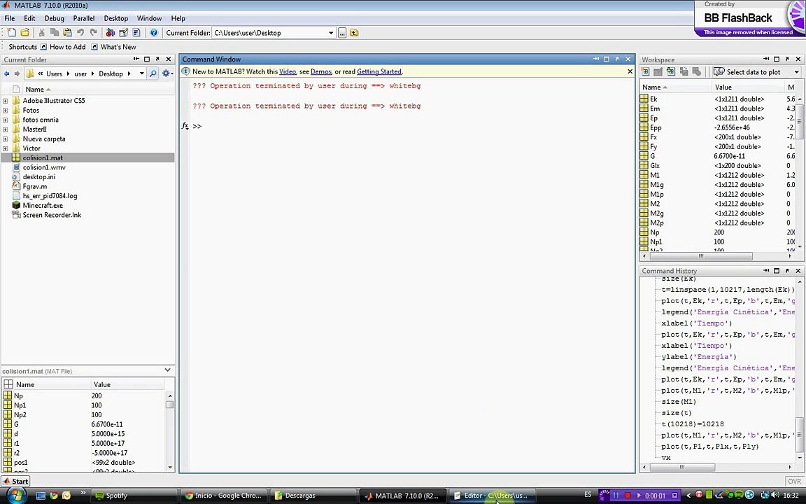Galaxy Spirals Matlab