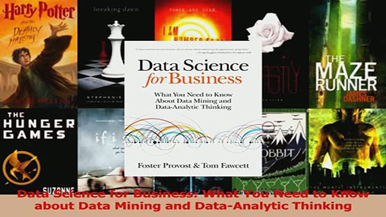 Read  Data Science for Business What You Need to Know about Data Mining and DataAnalytic Ebook Free