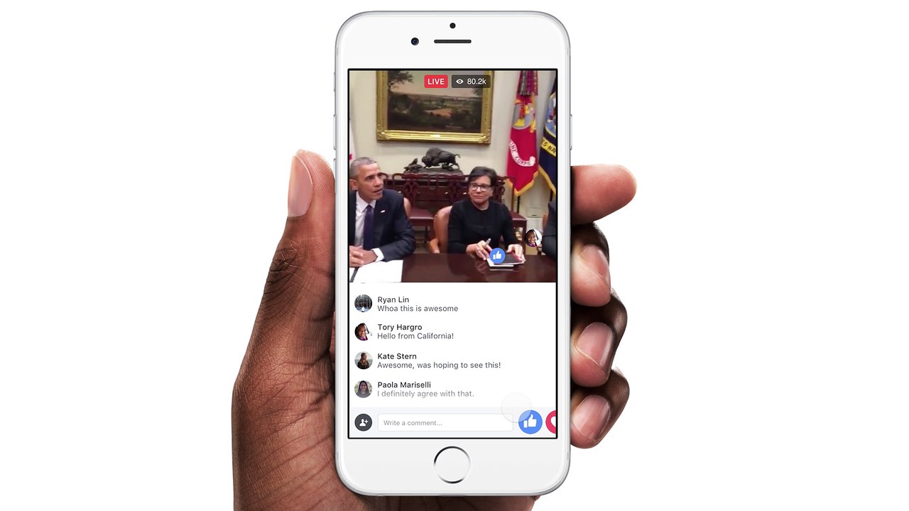 Live Reactions Facebook video demostracion