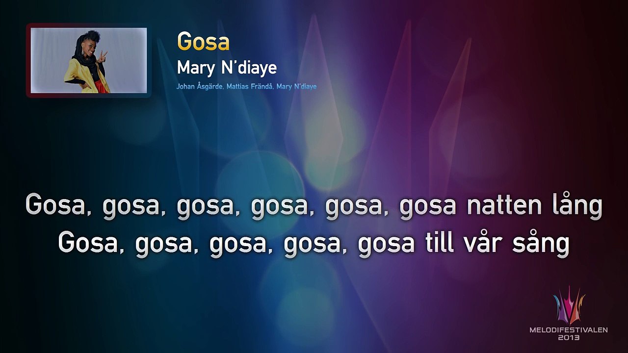 Mary N'diaye "Gosa" -- (On screen Lyrics)