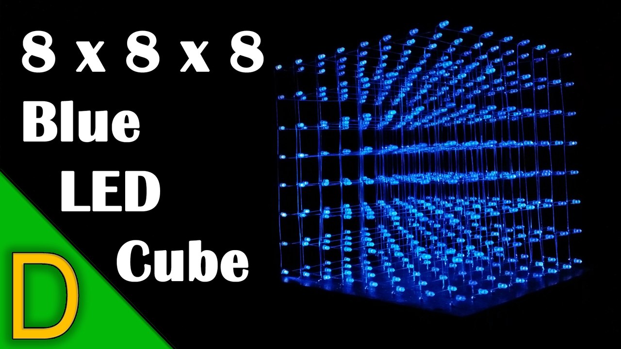 DIY LED Cube 8x8x8