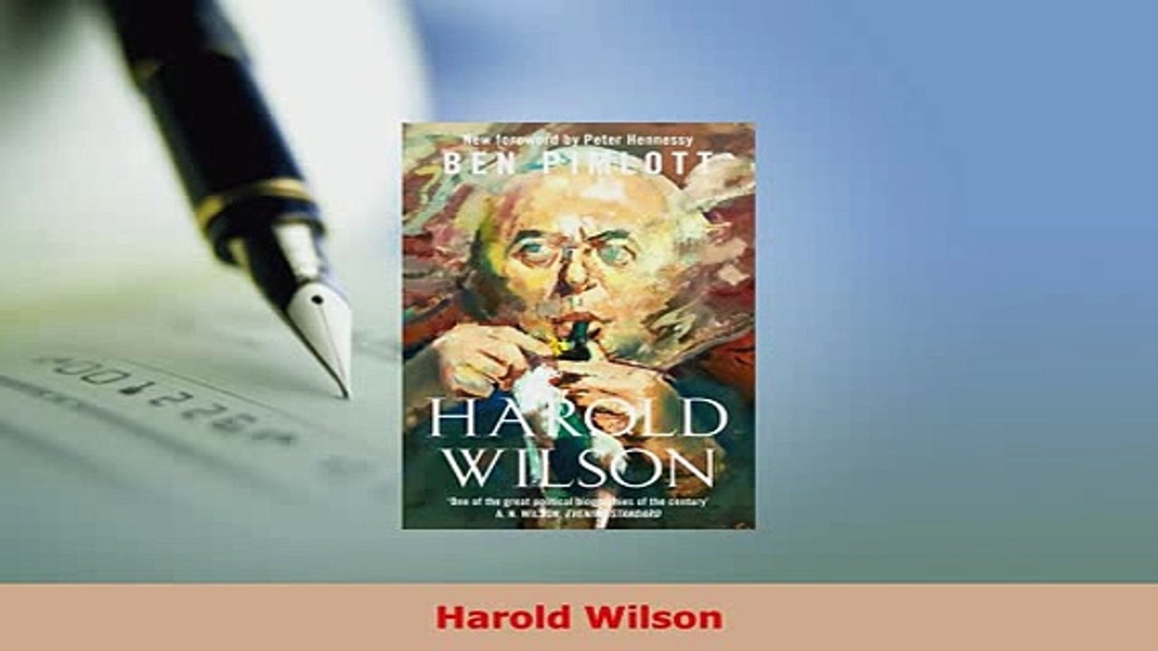 PDF  Harold Wilson PDF Online