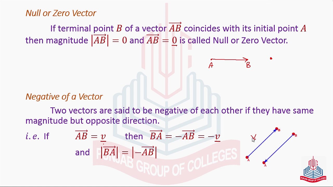 Basics Of Vectors